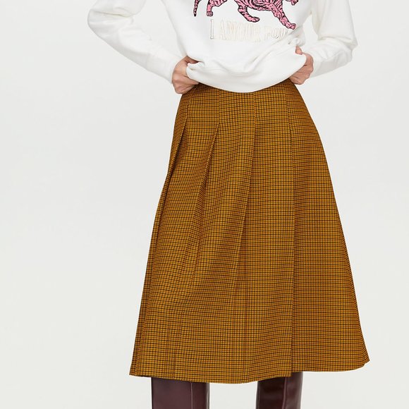 Aritzia Dresses & Skirts - Little Moon Calathea Check Skirt
